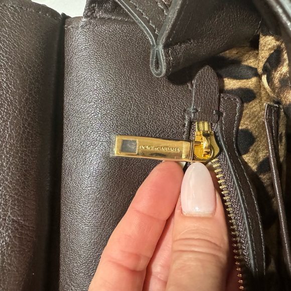 PRISTINE/Never Used-Dolce and Gabbana Rare Sicily Large Brown Raffia Handbag - Picture 9 of 13